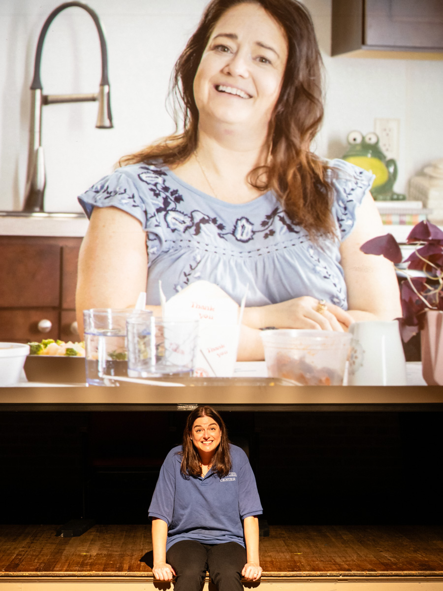 Mandy Pennington in Girl Walks Into a Movie Theater